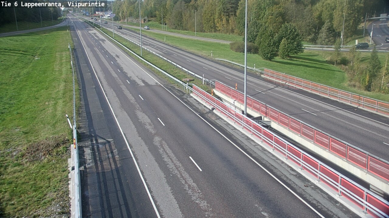 Weather Camera Image Road 6 Lappeenranta, Viipurintie, Lappeenranta, Etelä-Karjala