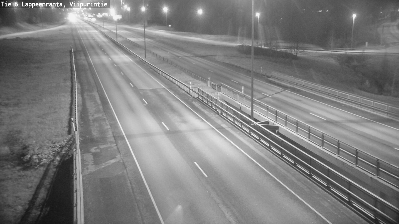 Weather Camera Image Väg 6 Villmanstrand, Viipurintie, Lappeenranta, Etelä-Karjala