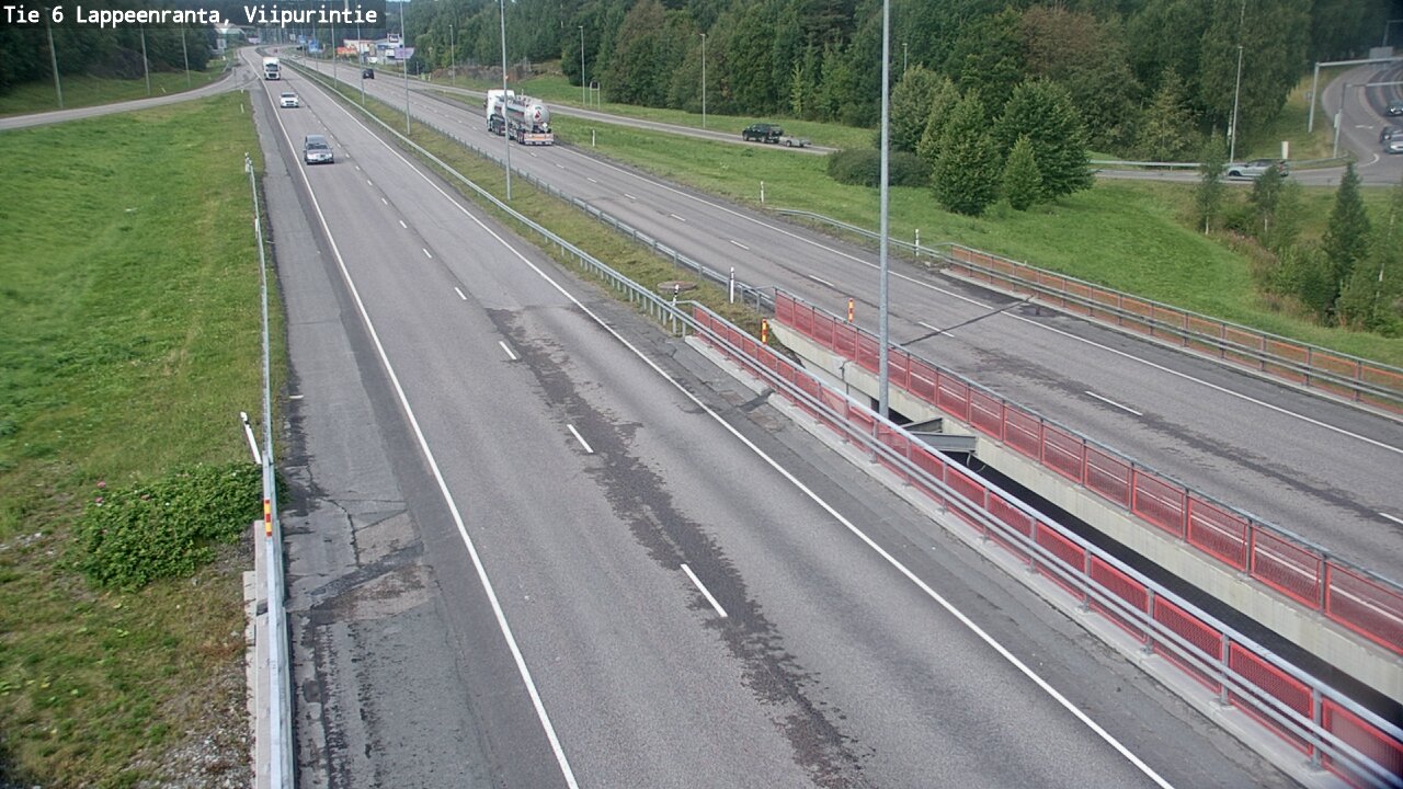 Weather Camera Image Road 6 Lappeenranta, Viipurintie, Lappeenranta, Etelä-Karjala