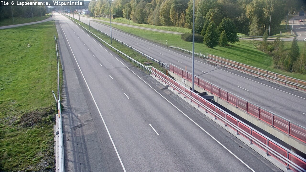 Weather Camera Image Road 6 Lappeenranta, Viipurintie, Lappeenranta, Etelä-Karjala