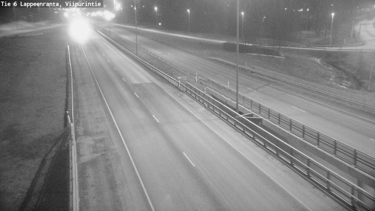 Weather Camera Image Road 6 Lappeenranta, Viipurintie, Lappeenranta, Etelä-Karjala