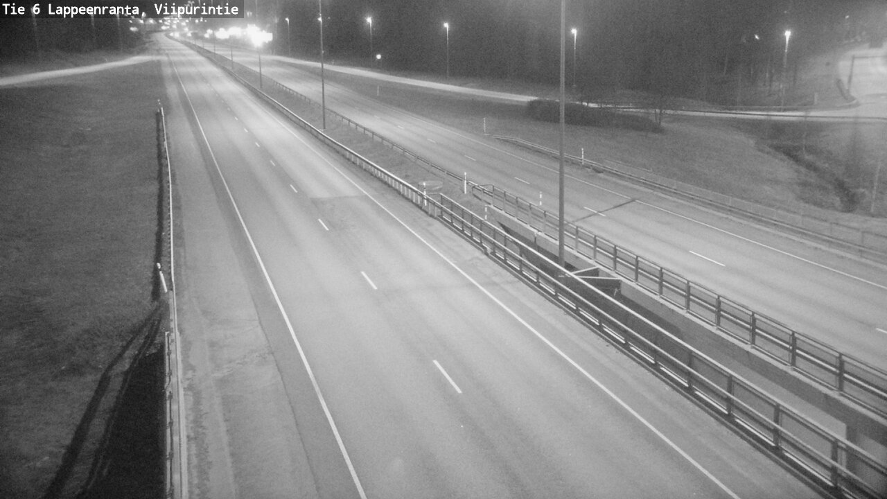 Weather Camera Image Road 6 Lappeenranta, Viipurintie, Lappeenranta, Etelä-Karjala