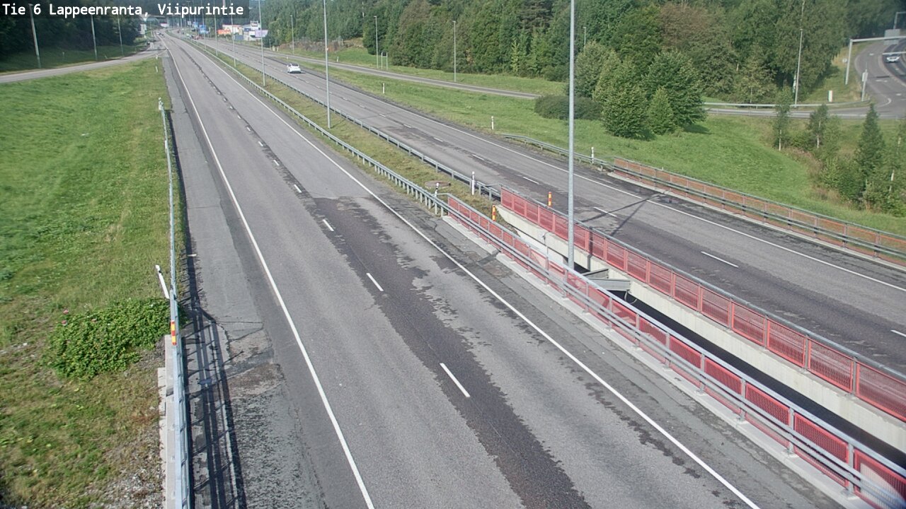 Weather Camera Image Road 6 Lappeenranta, Viipurintie, Lappeenranta, Etelä-Karjala