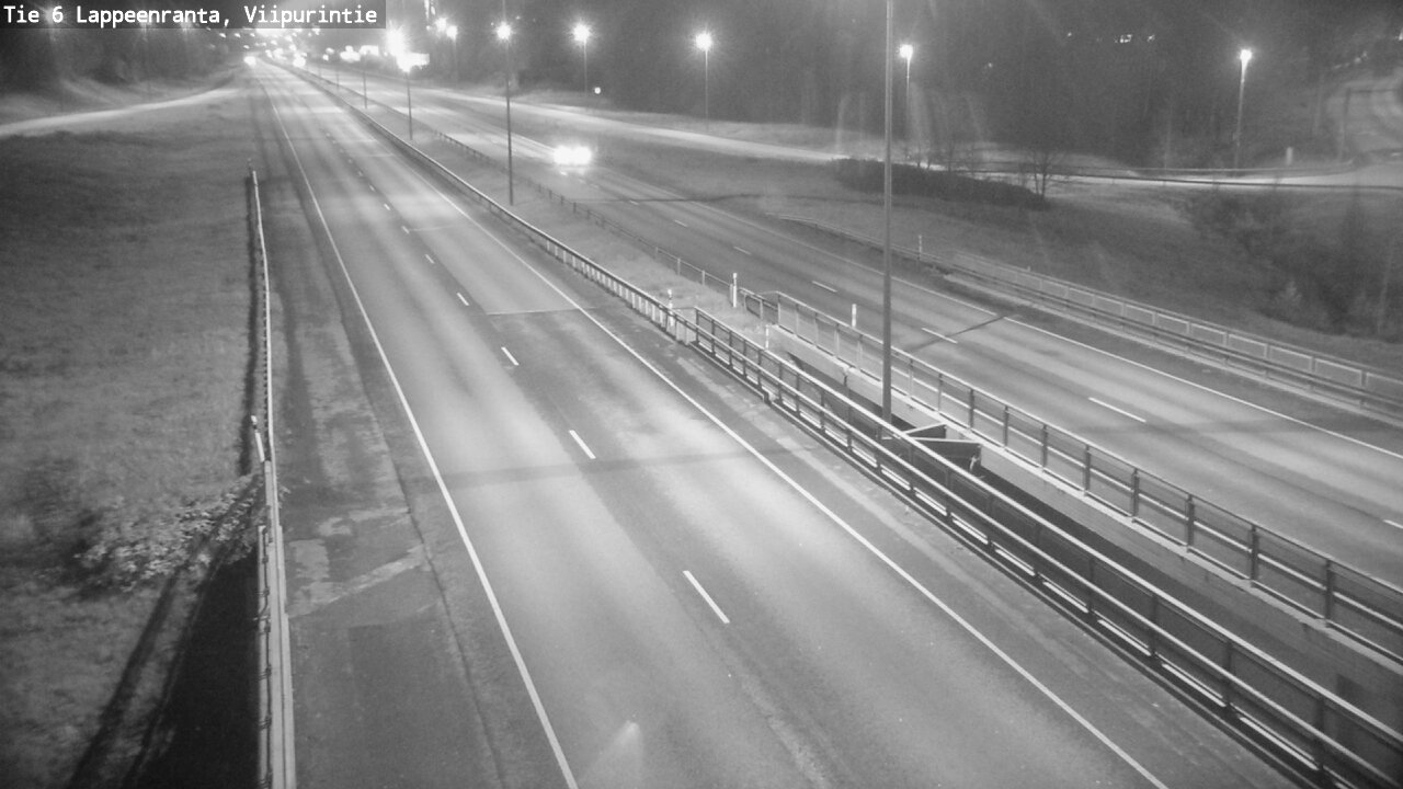 Weather Camera Image Väg 6 Villmanstrand, Viipurintie, Lappeenranta, Etelä-Karjala