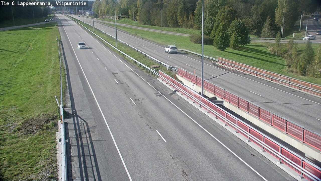 Weather Camera Image Road 6 Lappeenranta, Viipurintie, Lappeenranta, Etelä-Karjala