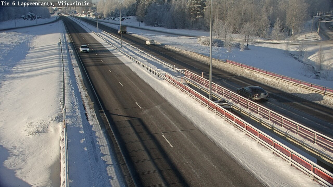 Weather Camera Image Road 6 Lappeenranta, Viipurintie, Lappeenranta, Etelä-Karjala