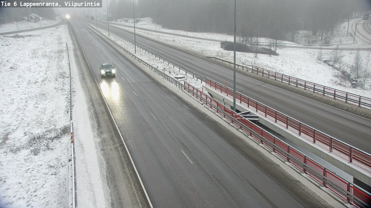 Weather Camera Image Väg 6 Villmanstrand, Viipurintie, Lappeenranta, Etelä-Karjala