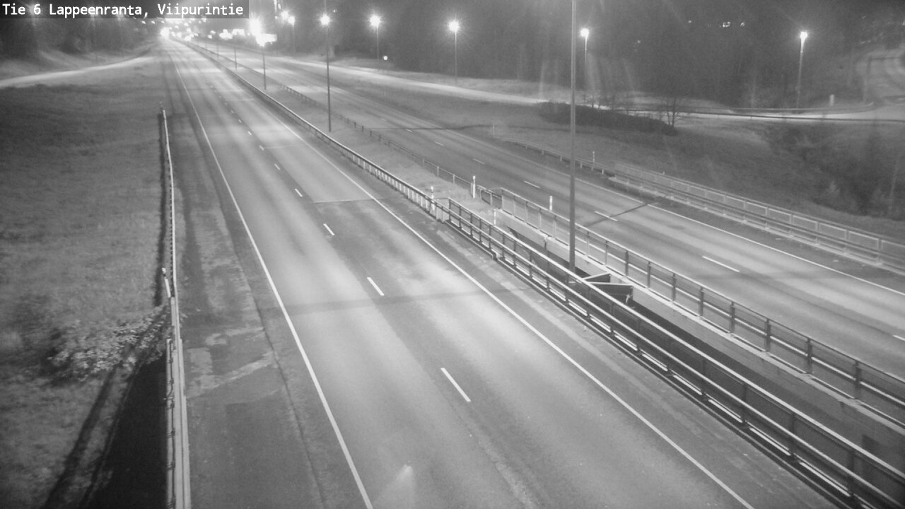 Weather Camera Image Väg 6 Villmanstrand, Viipurintie, Lappeenranta, Etelä-Karjala