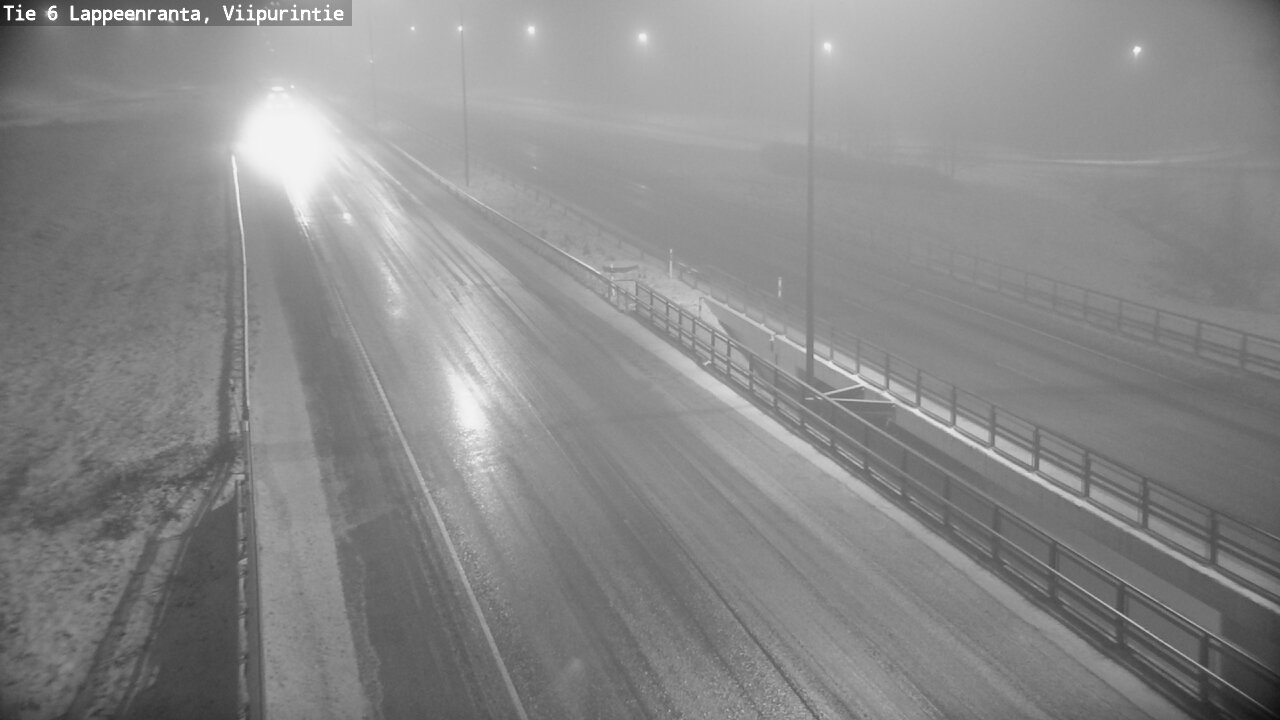 Weather Camera Image Väg 6 Villmanstrand, Viipurintie, Lappeenranta, Etelä-Karjala