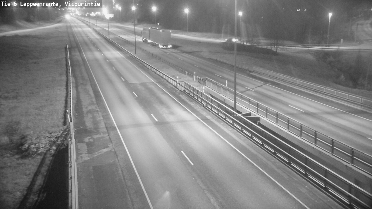 Weather Camera Image Väg 6 Villmanstrand, Viipurintie, Lappeenranta, Etelä-Karjala