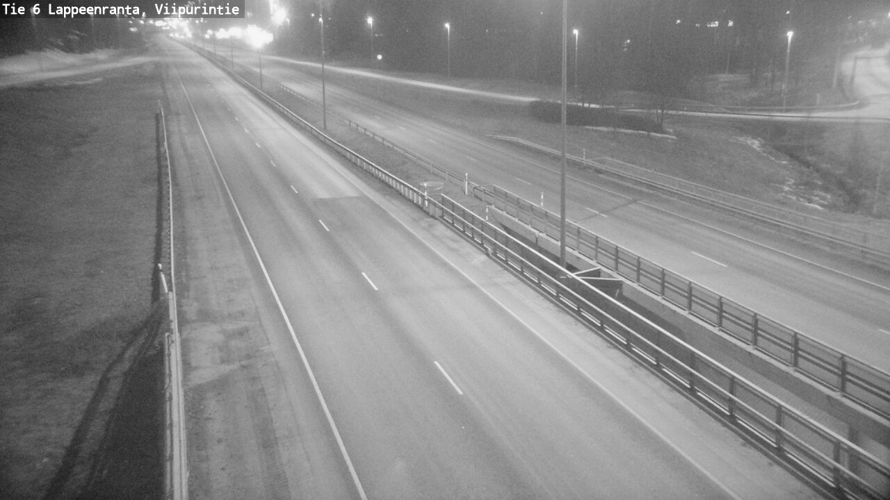 Weather Camera Image Road 6 Lappeenranta, Viipurintie, Lappeenranta, Etelä-Karjala