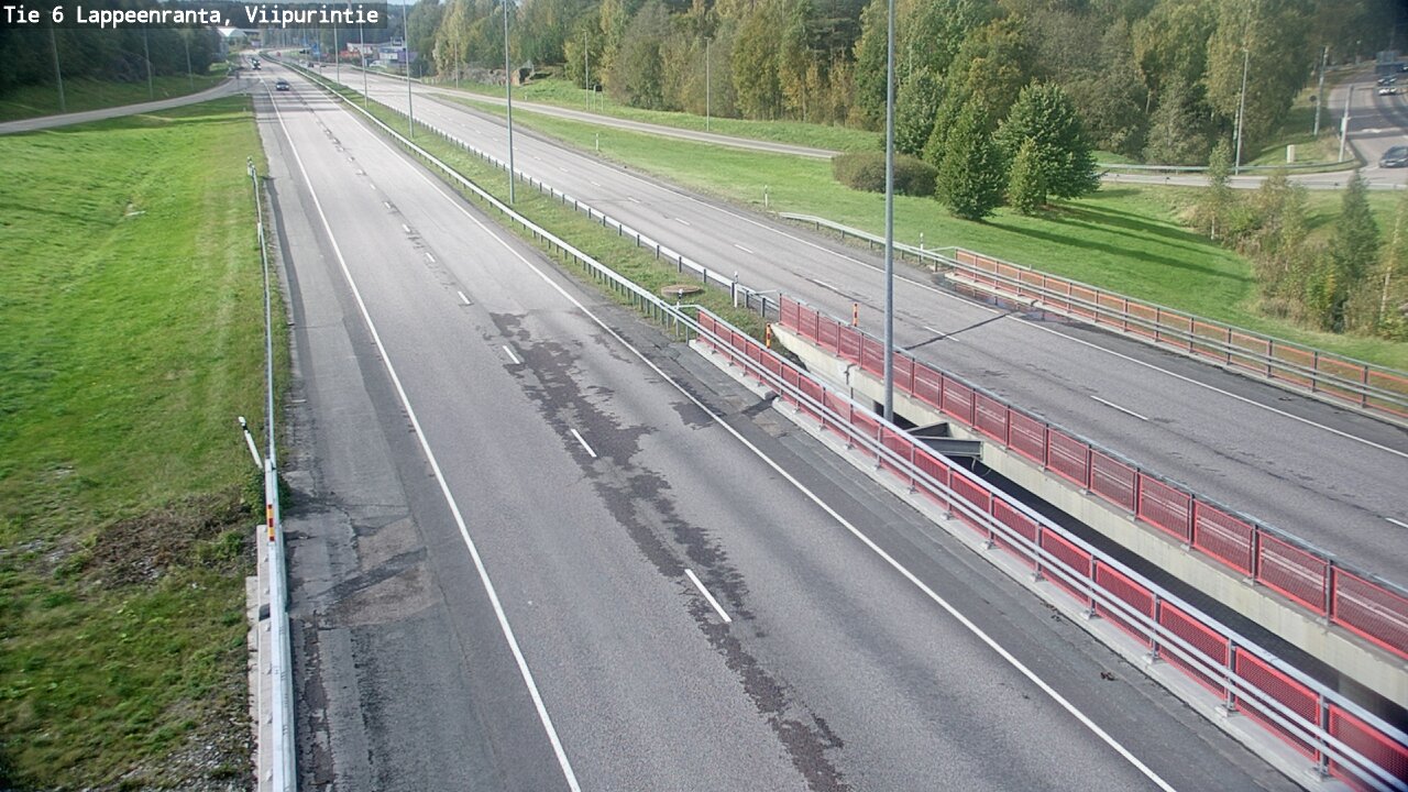 Weather Camera Image Road 6 Lappeenranta, Viipurintie, Lappeenranta, Etelä-Karjala