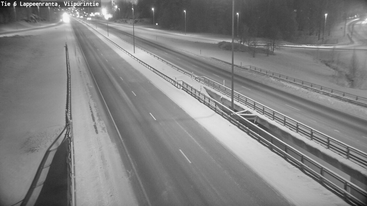 Weather Camera Image Road 6 Lappeenranta, Viipurintie, Lappeenranta, Etelä-Karjala