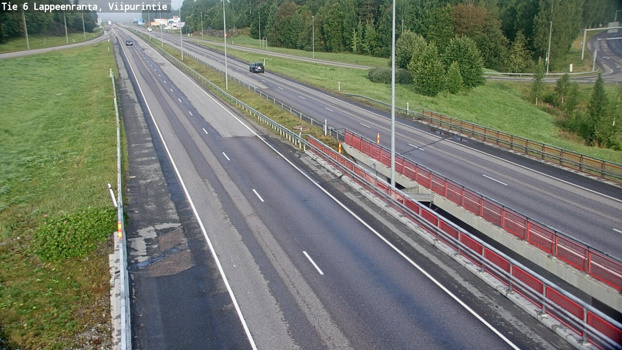 Weather Camera Image Road 6 Lappeenranta, Viipurintie, Lappeenranta, Etelä-Karjala