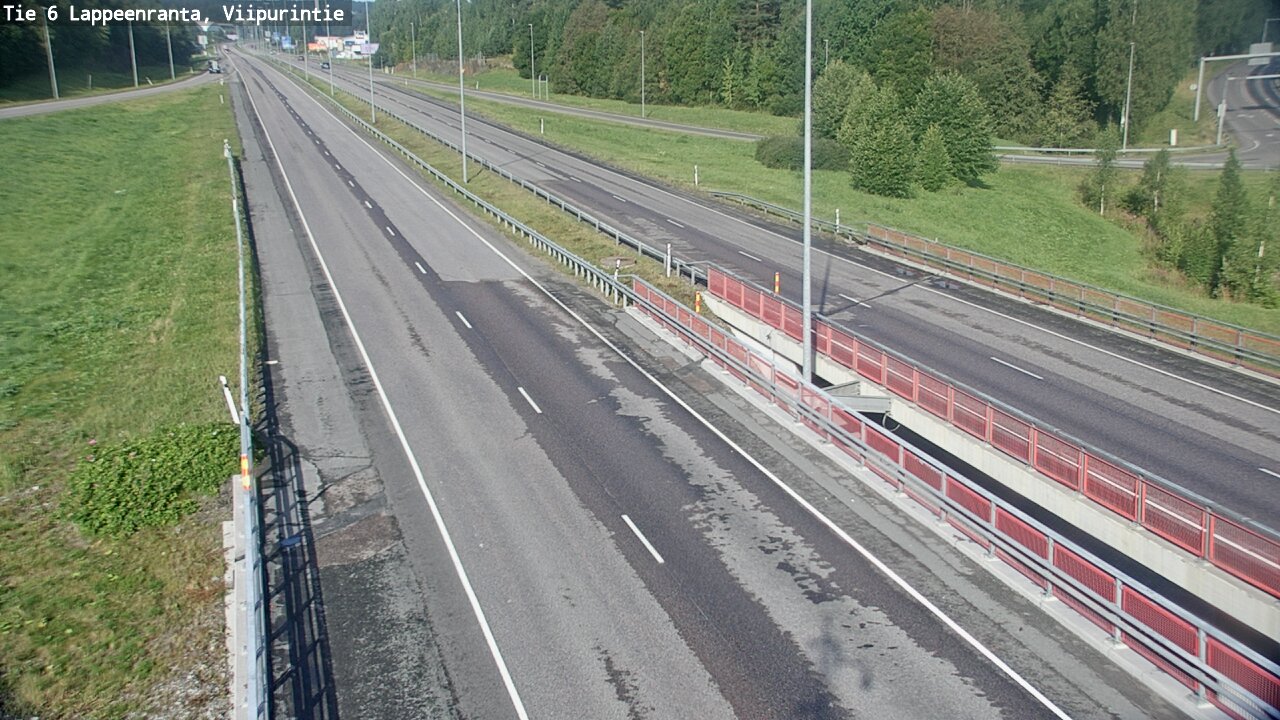 Weather Camera Image Road 6 Lappeenranta, Viipurintie, Lappeenranta, Etelä-Karjala