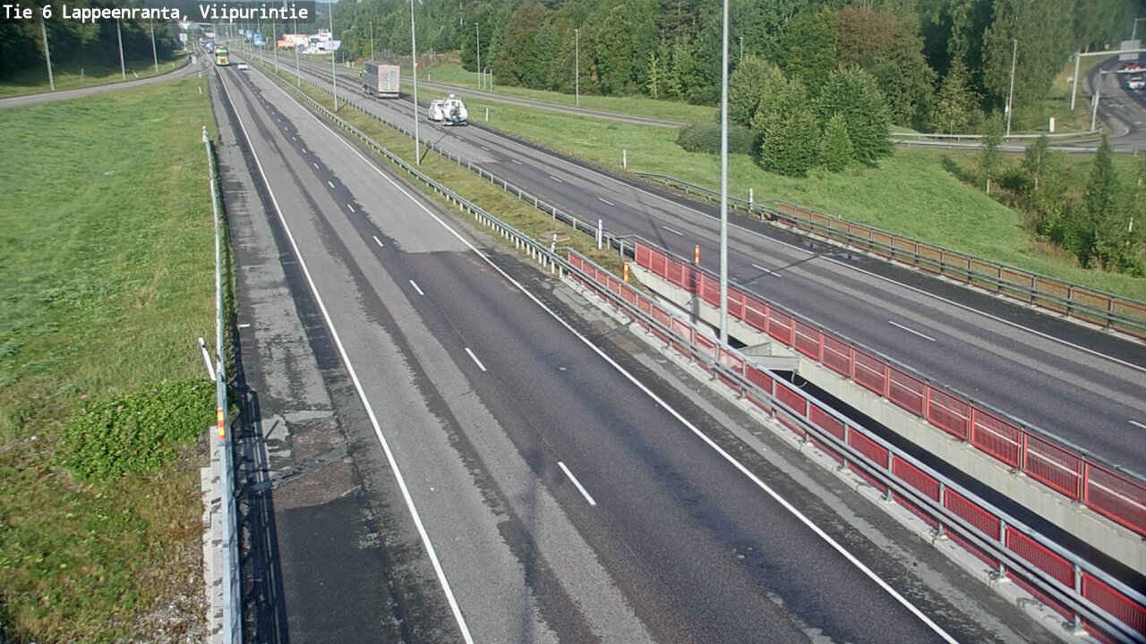 Weather Camera Image Road 6 Lappeenranta, Viipurintie, Lappeenranta, Etelä-Karjala
