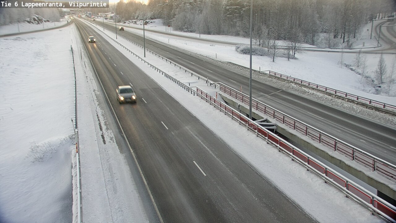 Weather Camera Image Road 6 Lappeenranta, Viipurintie, Lappeenranta, Etelä-Karjala