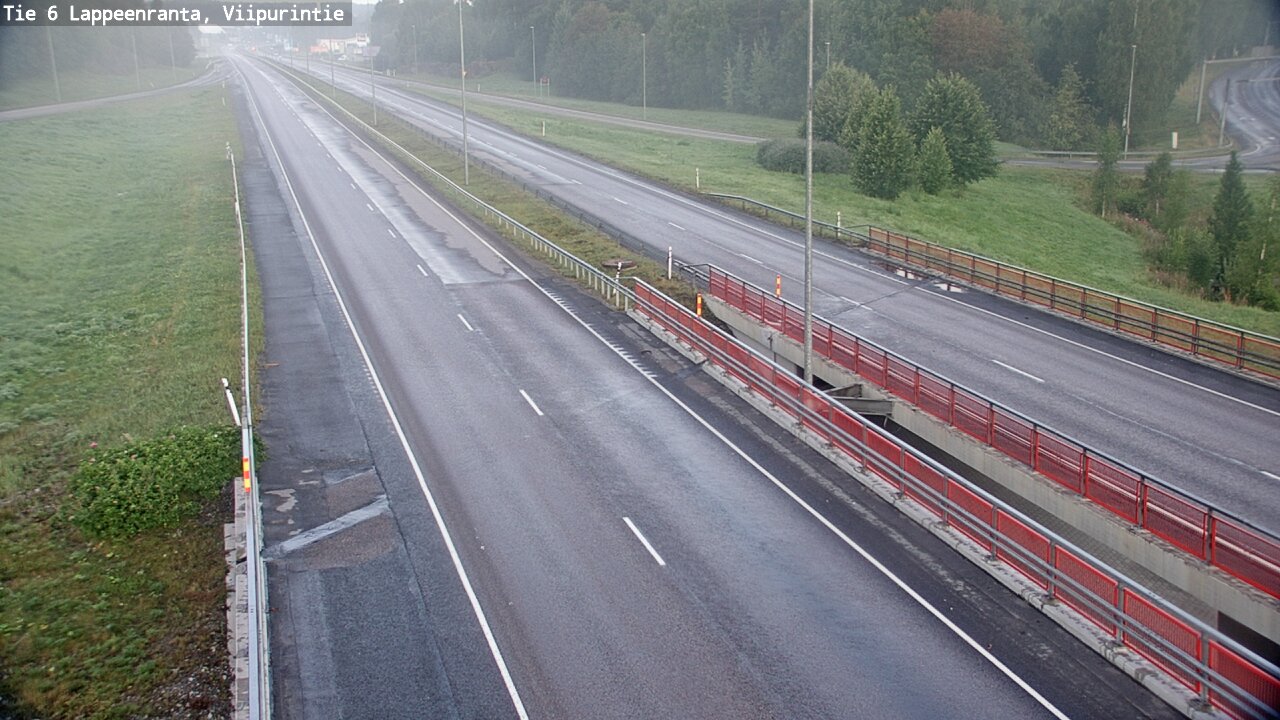 Weather Camera Image Road 6 Lappeenranta, Viipurintie, Lappeenranta, Etelä-Karjala