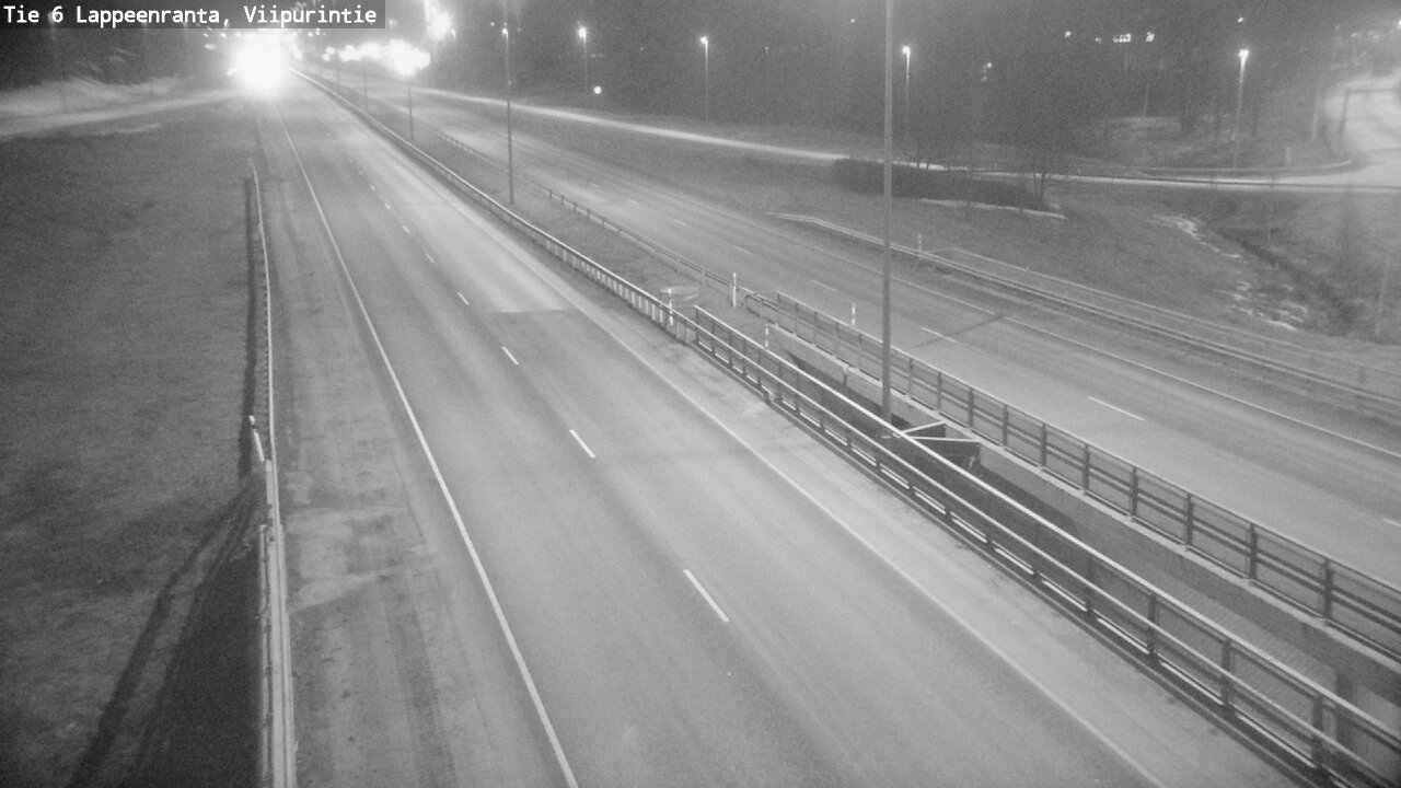 Weather Camera Image Road 6 Lappeenranta, Viipurintie, Lappeenranta, Etelä-Karjala