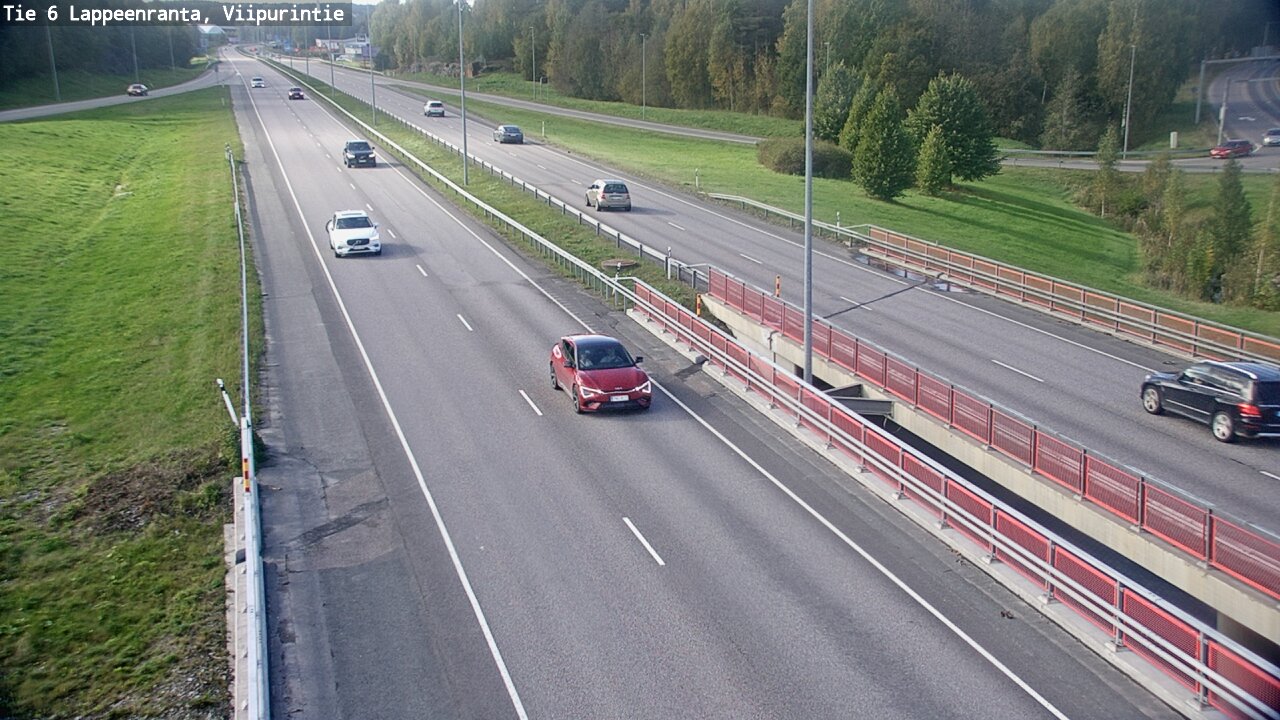 Weather Camera Image Road 6 Lappeenranta, Viipurintie, Lappeenranta, Etelä-Karjala