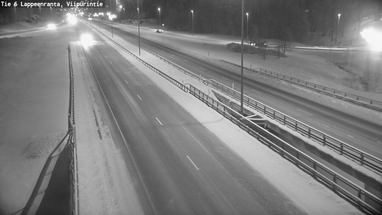 Weather Camera Image Road 6 Lappeenranta, Viipurintie, Lappeenranta, Etelä-Karjala