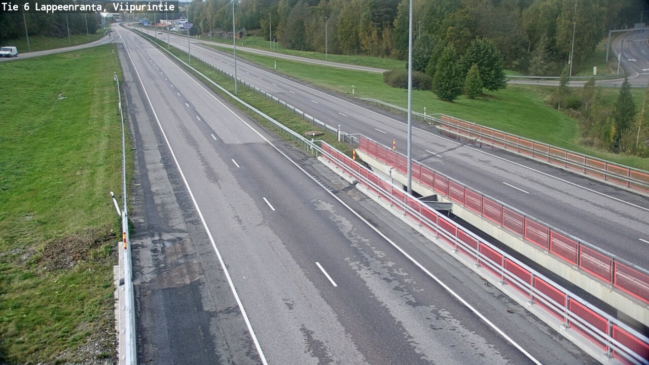 Weather Camera Image Road 6 Lappeenranta, Viipurintie, Lappeenranta, Etelä-Karjala