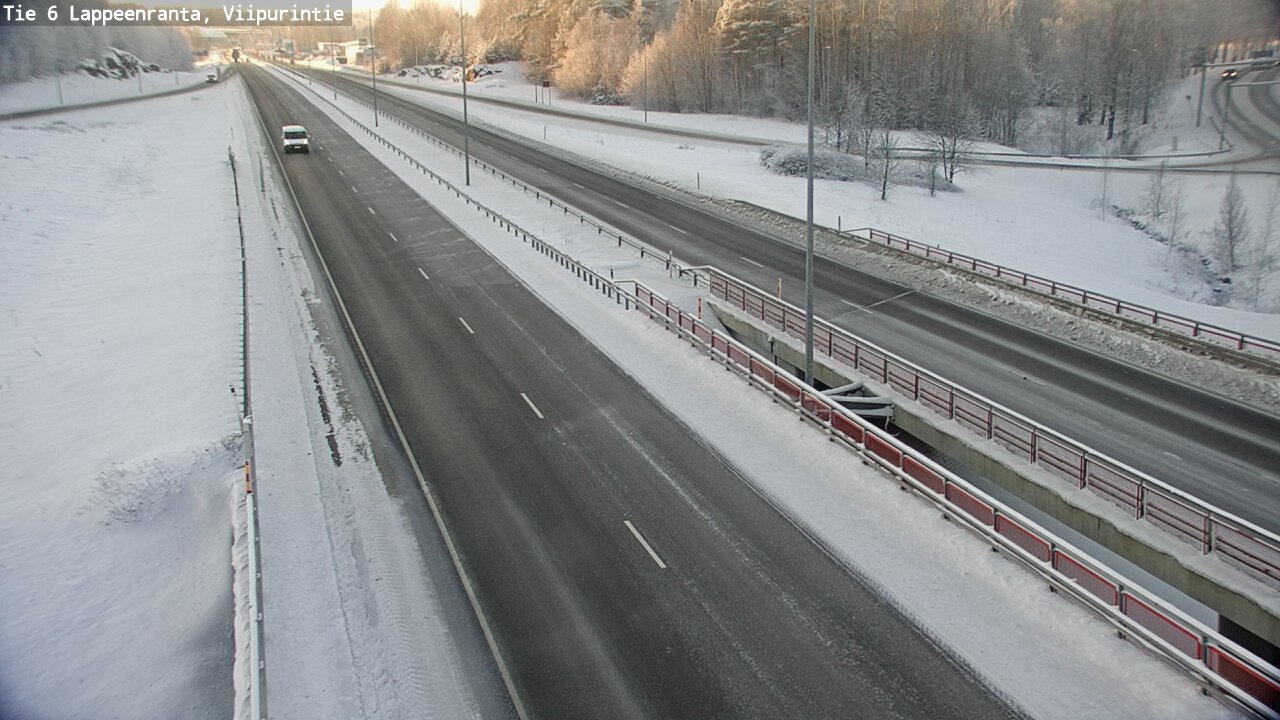 Weather Camera Image Väg 6 Villmanstrand, Viipurintie, Lappeenranta, Etelä-Karjala