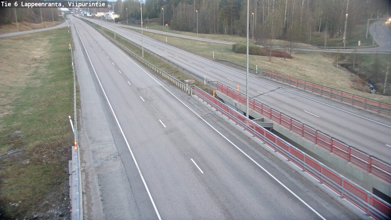 Weather Camera Image Road 6 Lappeenranta, Viipurintie, Lappeenranta, Etelä-Karjala