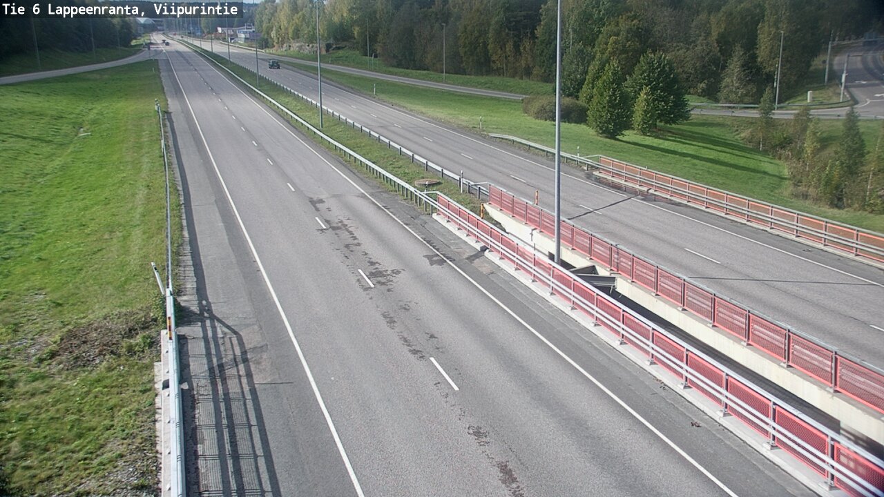 Weather Camera Image Road 6 Lappeenranta, Viipurintie, Lappeenranta, Etelä-Karjala