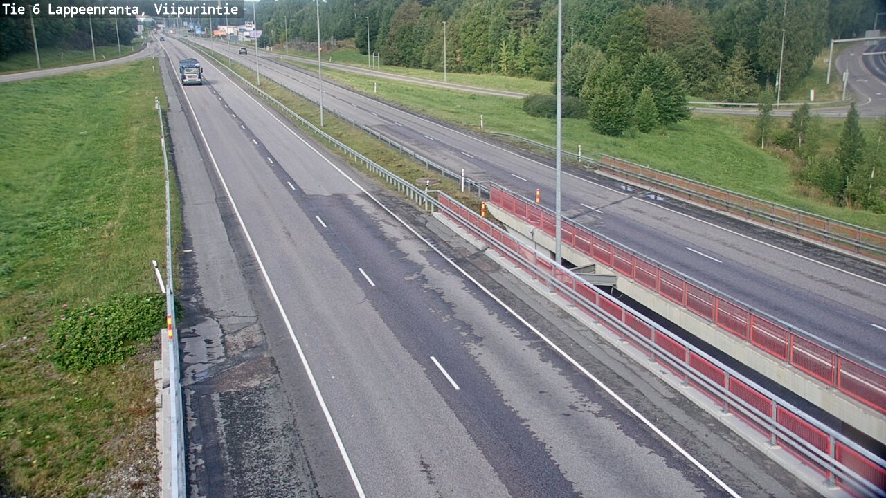 Weather Camera Image Road 6 Lappeenranta, Viipurintie, Lappeenranta, Etelä-Karjala