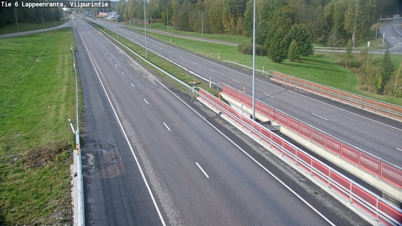 Weather Camera Image Road 6 Lappeenranta, Viipurintie, Lappeenranta, Etelä-Karjala