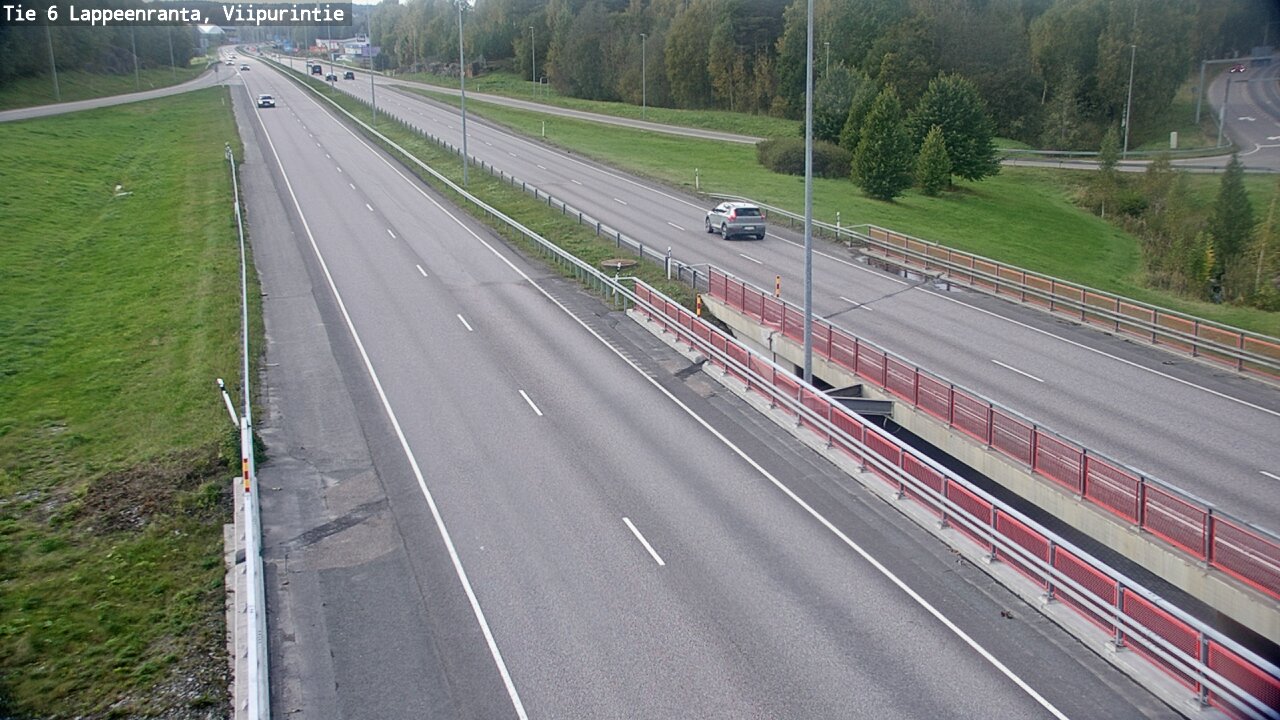 Weather Camera Image Road 6 Lappeenranta, Viipurintie, Lappeenranta, Etelä-Karjala
