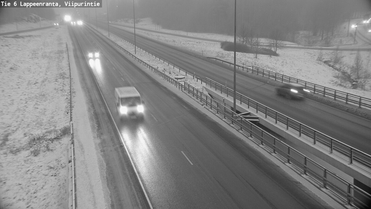 Weather Camera Image Väg 6 Villmanstrand, Viipurintie, Lappeenranta, Etelä-Karjala