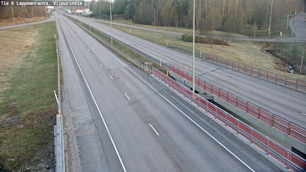 Weather Camera Image Road 6 Lappeenranta, Viipurintie, Lappeenranta, Etelä-Karjala