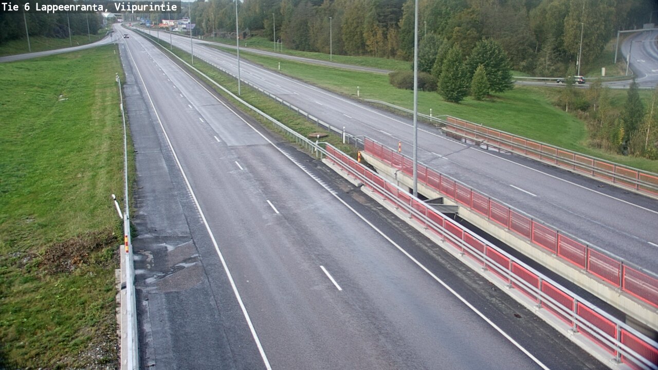 Weather Camera Image Road 6 Lappeenranta, Viipurintie, Lappeenranta, Etelä-Karjala