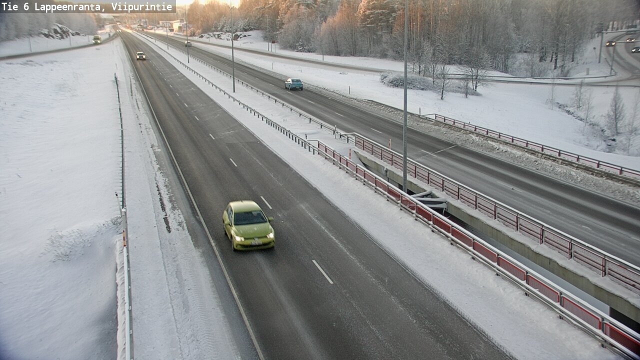 Weather Camera Image Väg 6 Villmanstrand, Viipurintie, Lappeenranta, Etelä-Karjala