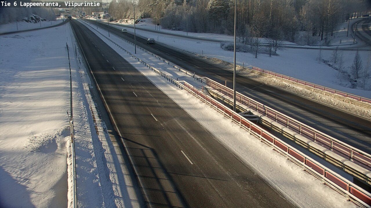 Weather Camera Image Road 6 Lappeenranta, Viipurintie, Lappeenranta, Etelä-Karjala