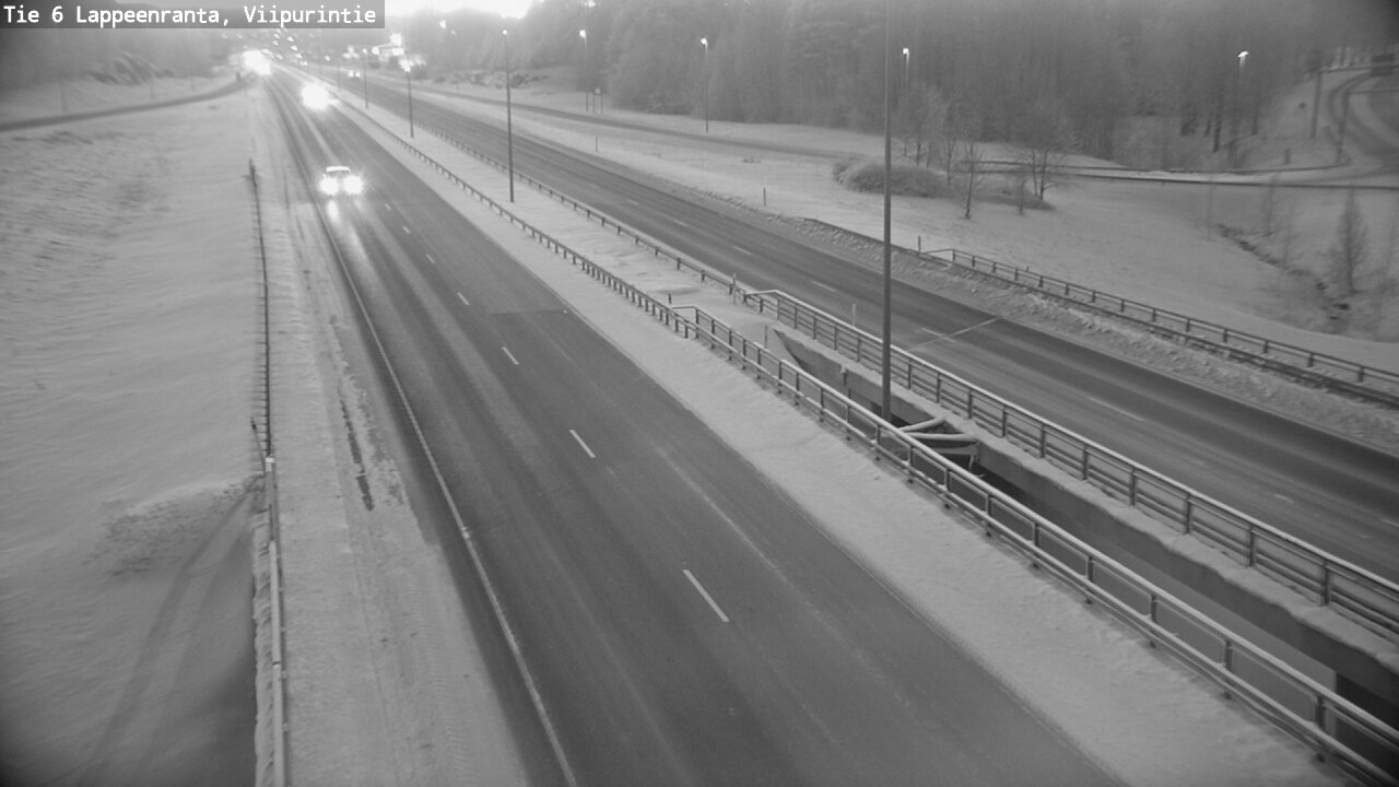 Weather Camera Image Road 6 Lappeenranta, Viipurintie, Lappeenranta, Etelä-Karjala