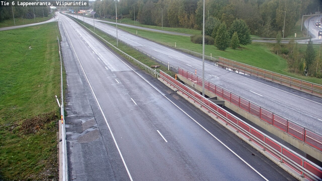Weather Camera Image Road 6 Lappeenranta, Viipurintie, Lappeenranta, Etelä-Karjala