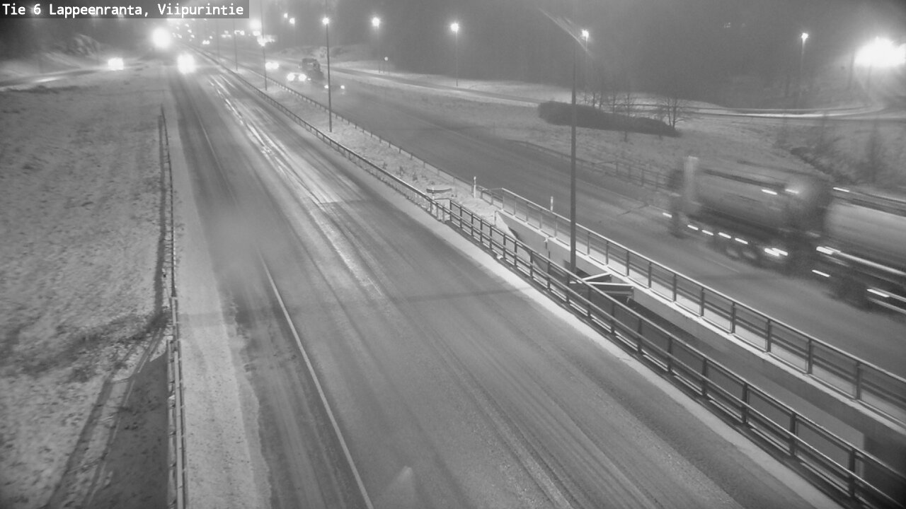 Weather Camera Image Väg 6 Villmanstrand, Viipurintie, Lappeenranta, Etelä-Karjala