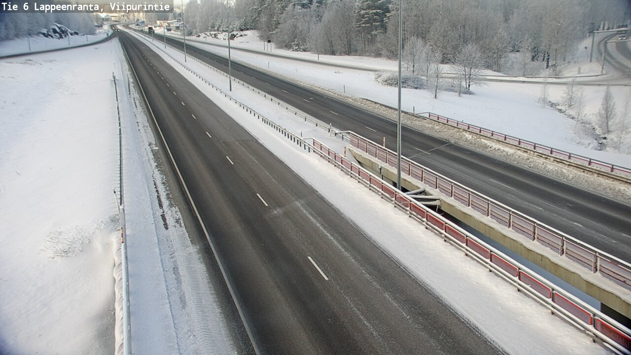Weather Camera Image Road 6 Lappeenranta, Viipurintie, Lappeenranta, Etelä-Karjala