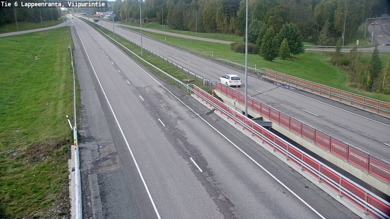 Weather Camera Image Road 6 Lappeenranta, Viipurintie, Lappeenranta, Etelä-Karjala