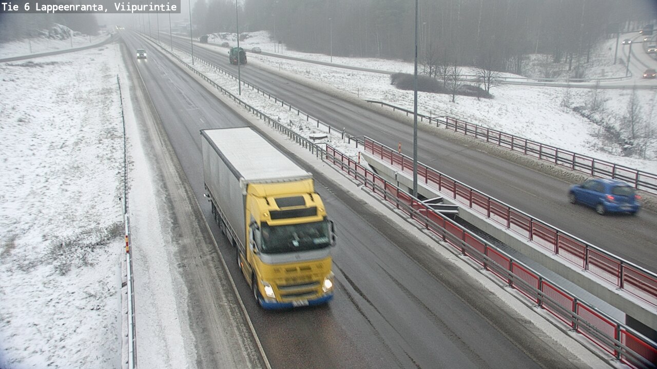 Weather Camera Image Väg 6 Villmanstrand, Viipurintie, Lappeenranta, Etelä-Karjala