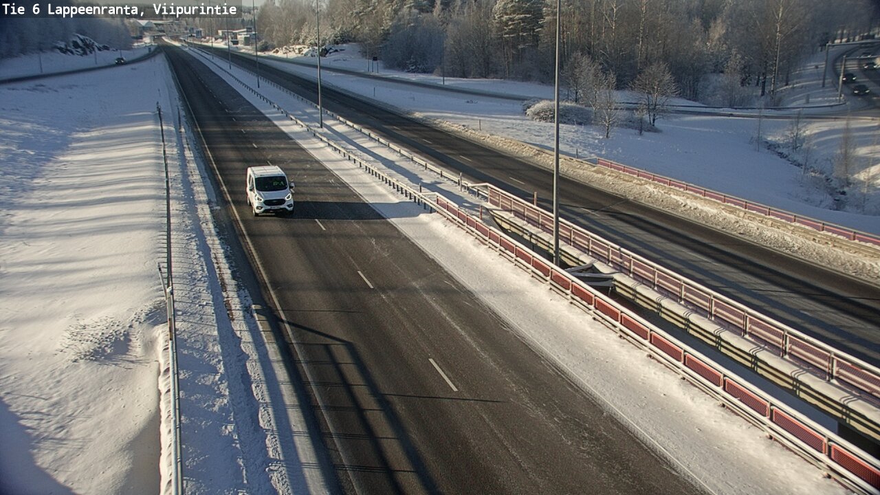 Weather Camera Image Road 6 Lappeenranta, Viipurintie, Lappeenranta, Etelä-Karjala