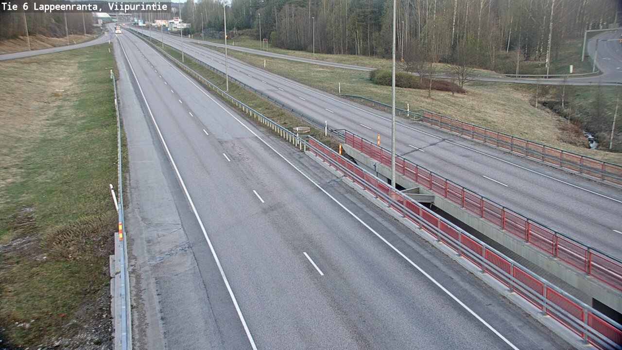 Weather Camera Image Road 6 Lappeenranta, Viipurintie, Lappeenranta, Etelä-Karjala