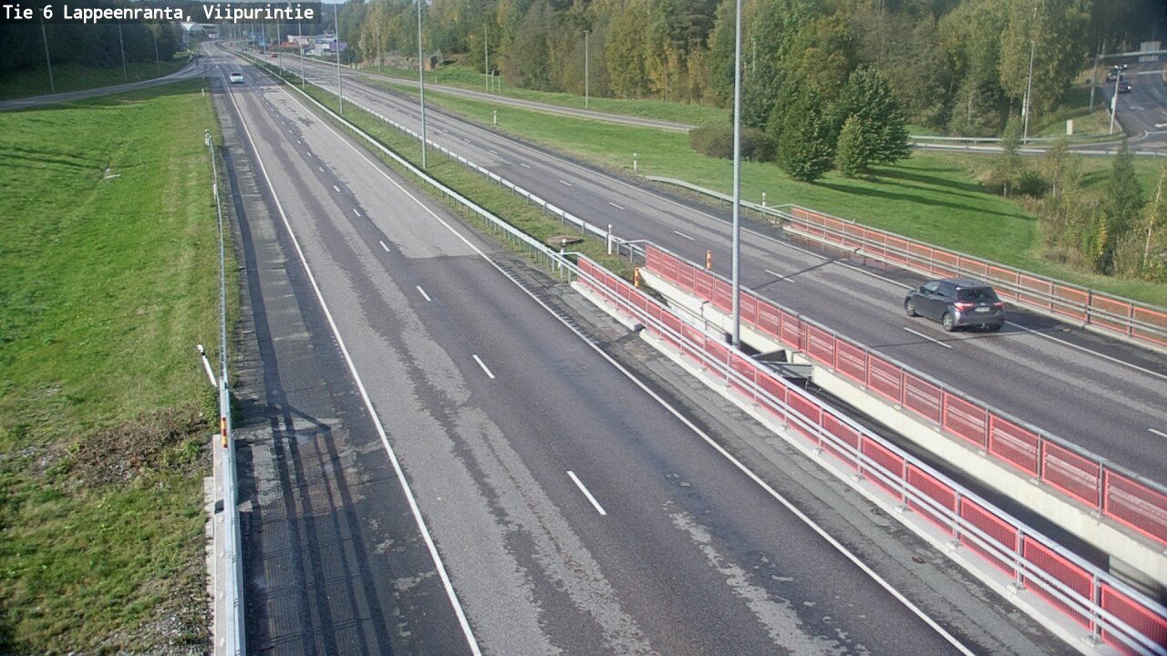 Weather Camera Image Road 6 Lappeenranta, Viipurintie, Lappeenranta, Etelä-Karjala