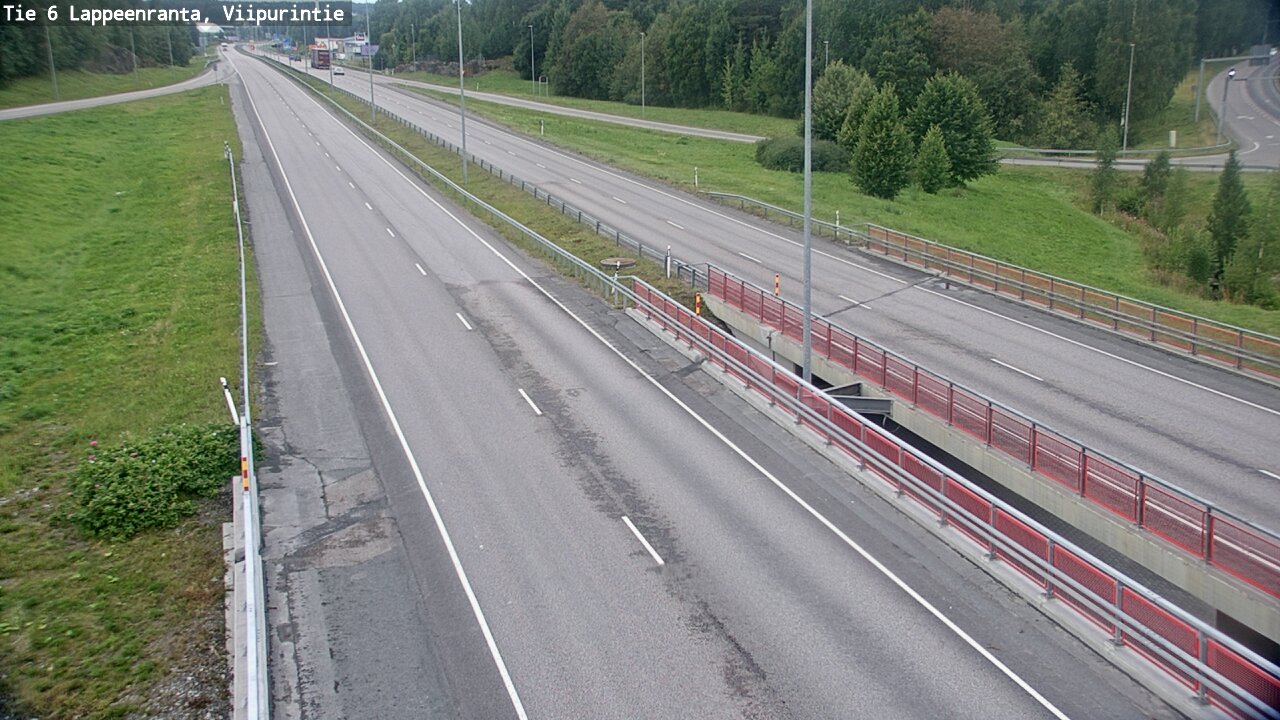 Weather Camera Image Road 6 Lappeenranta, Viipurintie, Lappeenranta, Etelä-Karjala