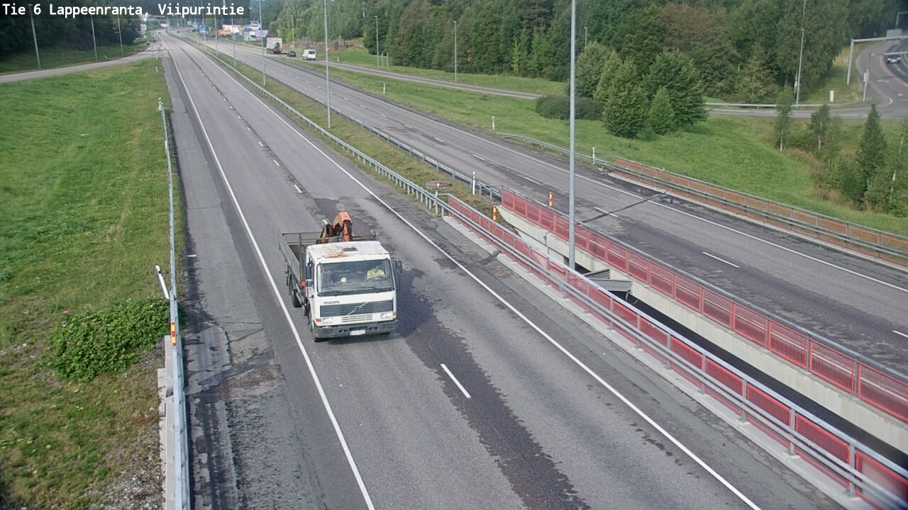 Weather Camera Image Road 6 Lappeenranta, Viipurintie, Lappeenranta, Etelä-Karjala