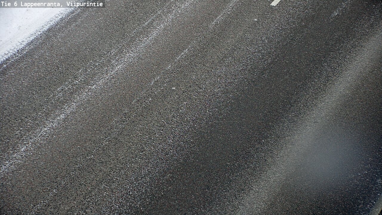 Weather Camera Image Road 6 Lappeenranta, Viipurintie, Lappeenranta, Etelä-Karjala
