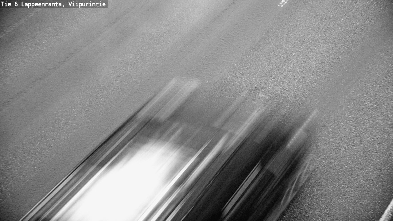 Weather Camera Image Väg 6 Villmanstrand, Viipurintie, Lappeenranta, Etelä-Karjala
